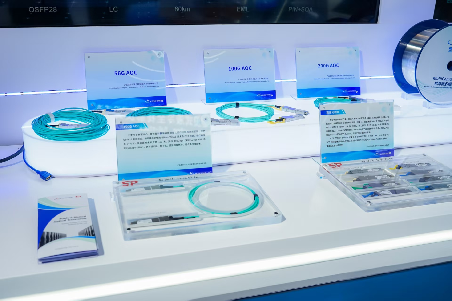 苏州卓昱光子全系列AOC产品解决方案亮相CIOE2025(图3)